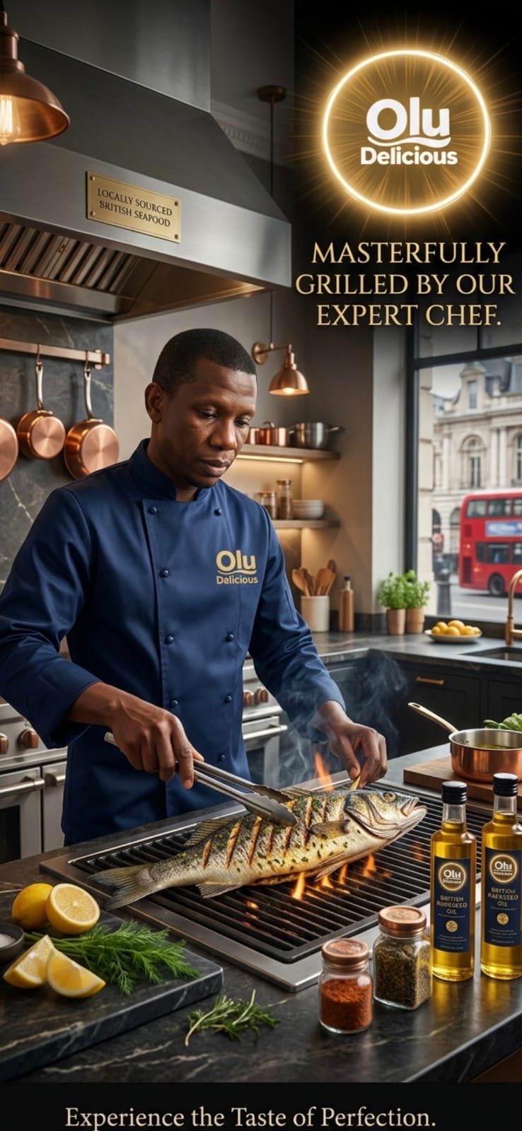 Olu Delicious — Masterfully grilled by our expert chef